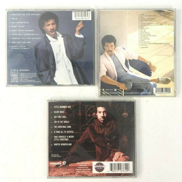 Lionel Richie 4 CD After Show Concert Pass Lot Hits + Dancing Ceiling UK + Xmas - Picture 10 of 11